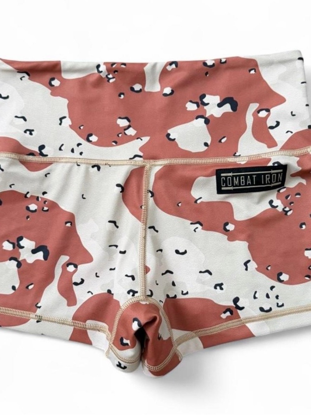 Combat Iron apparel womens camo print workout shorts